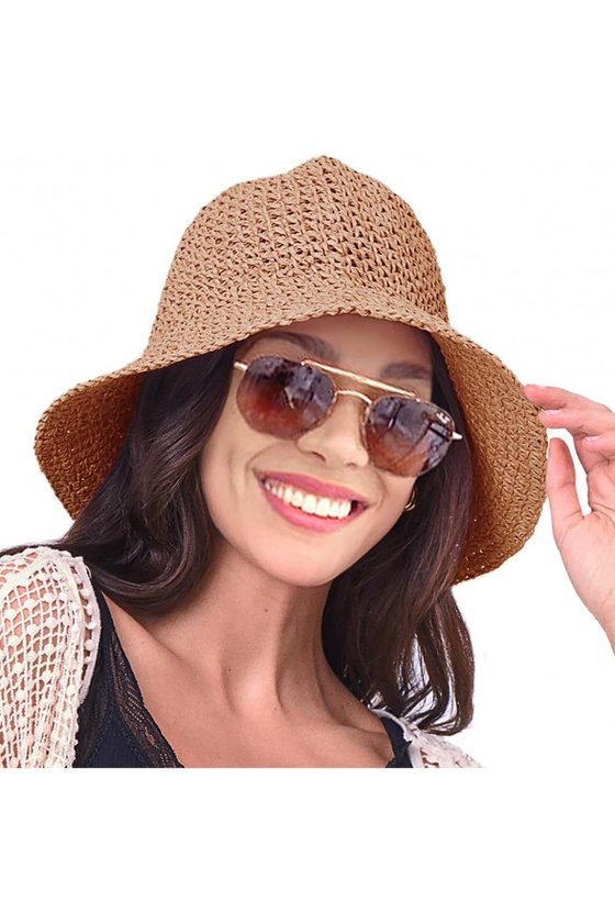 El Orgusu Camel Hasir Sapka toptan