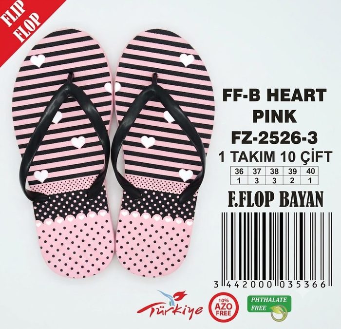 FF-B Heart Pembe (Kadin) toptan