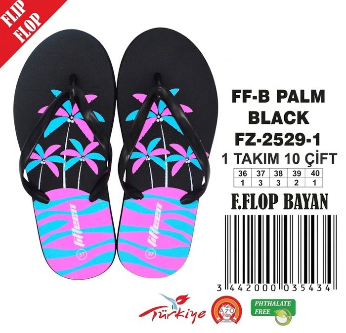 FF-B Palm Siyah (Kadin) toptan