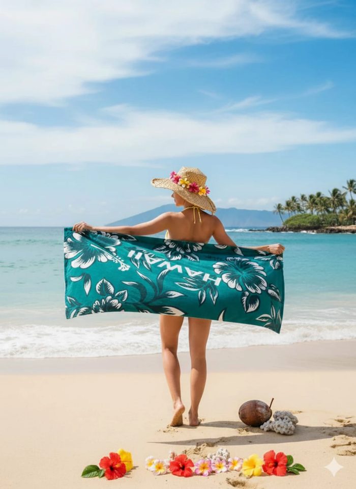 Hawaii Tropikal Yeşil toptan