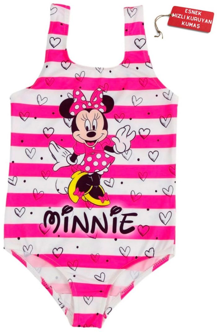 Minnie Pembe Çizgili toptan