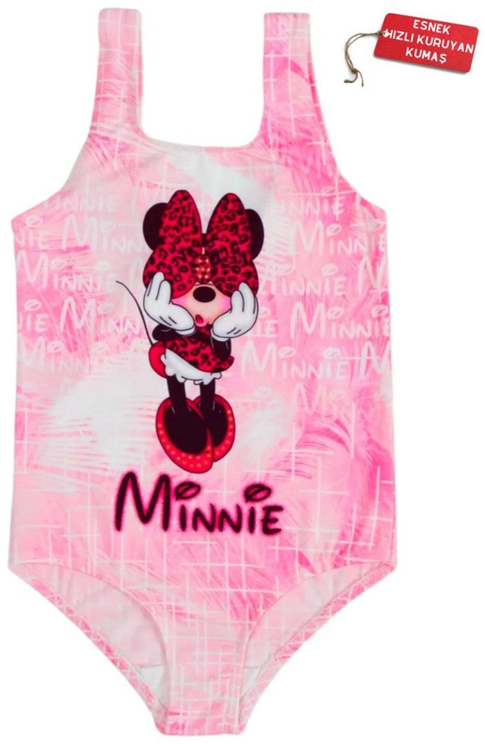 Minnie Pembe Leopar toptan