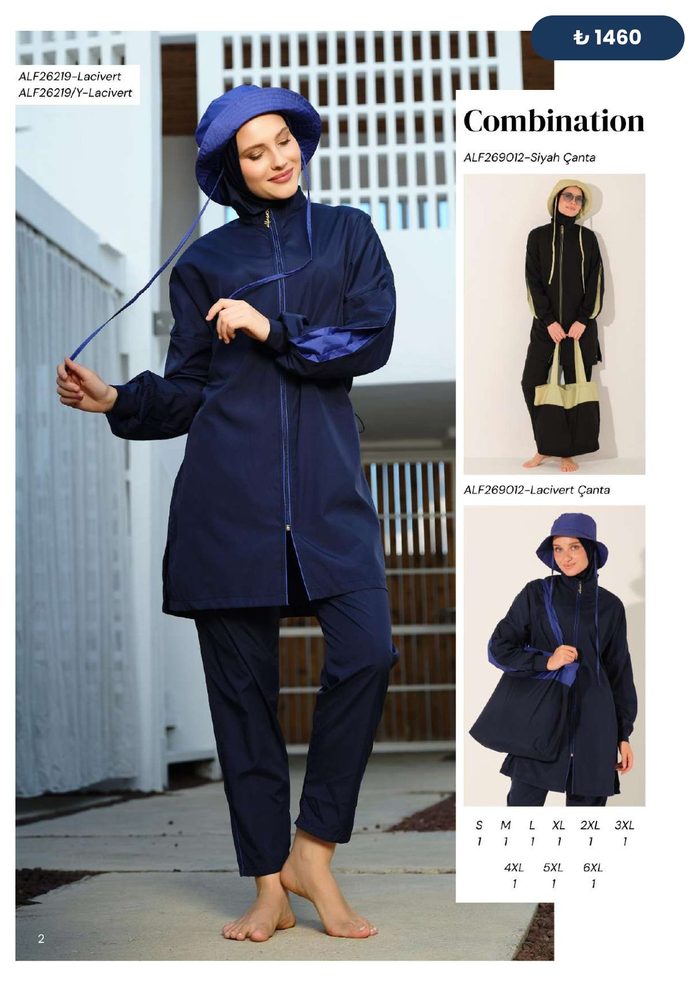 Tesettür Mayo T 5420 Navy toptan